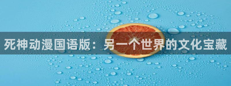 91动漫美女：死神动漫国语版：另一个世界的文化宝藏